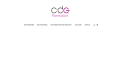 Desktop Screenshot of cdgformation.com
